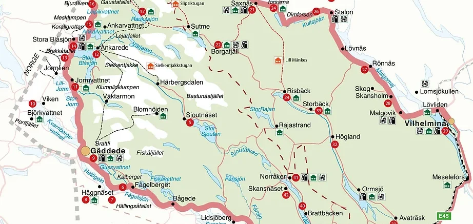zweden wildernisroute